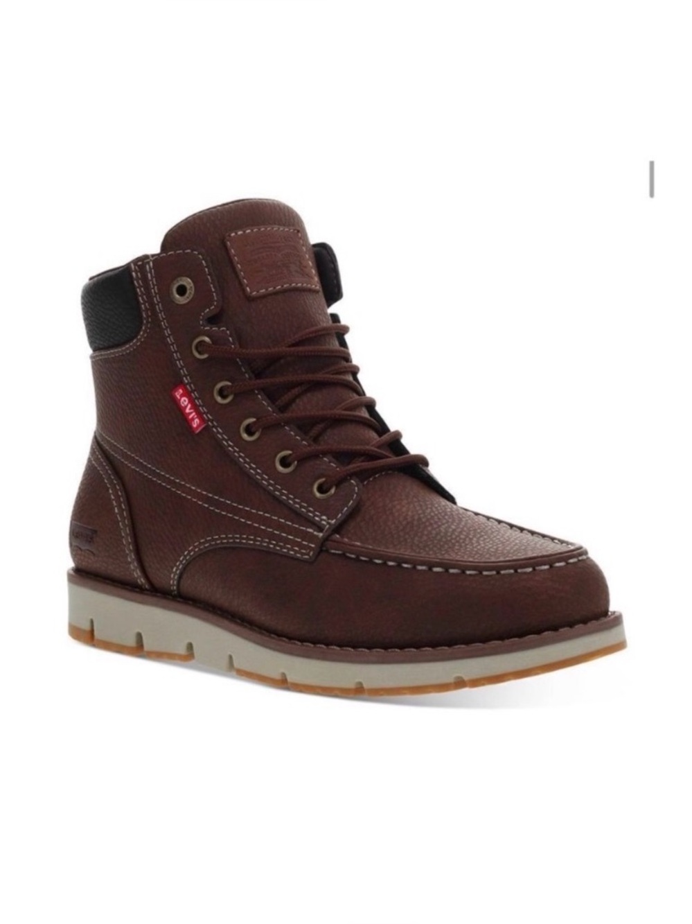 LEVI’S BROWN LEATHER DURABLE WORK BOOTS